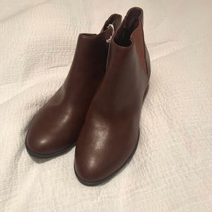Cognac Ankle Boots